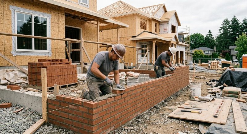 Brick Wall Construction in Stamford, CT