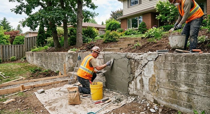 Retaining Wall Repair in Cleveland, OH