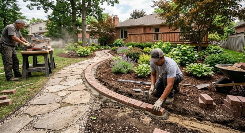 Brick Hardscaping Installation in Fairfield County, CT