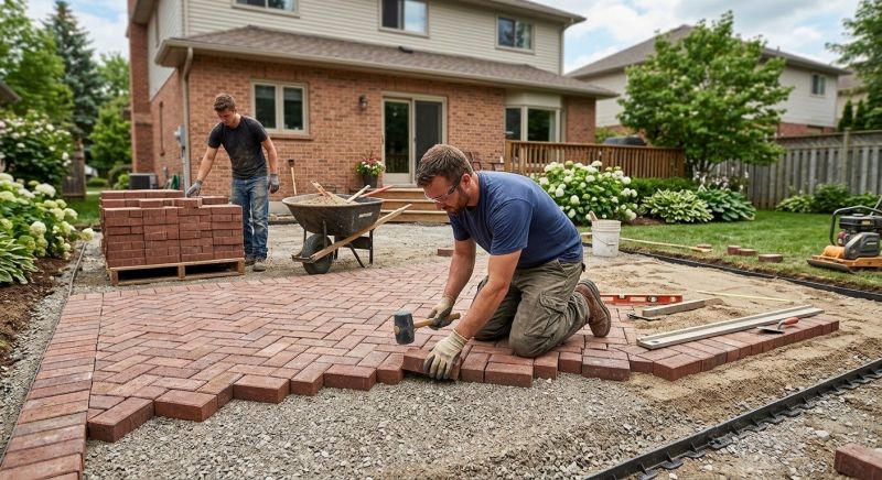 Brick Porch Installation in Norwalk, CT